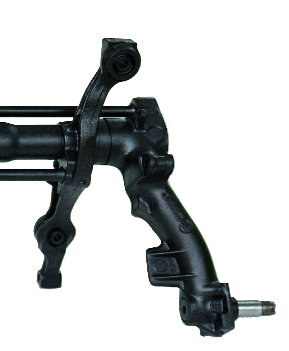 (INTERCAMBIO) Puente trasero completo reconstruido de Citroën AX, para frenos de tambor sin ABS (4 tornillos)