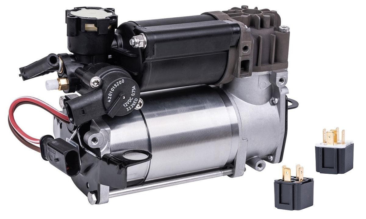 Compresor Neumático Eje Trasero con Relé - Mercedes E-Class (S211) 02-09, CLS-Class (C219) 04-10, S-Class (W220) 98-06