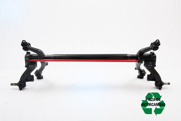 (INTERCAMBIO) Puente trasero completo reconstruido para Peugeot 206 frenos de disco sin ABS