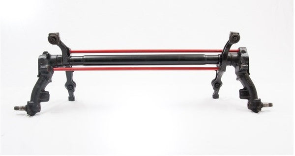 (INTERCAMBIO) Puente trasero completo reconstruido para Peugeot 106  frenos de tambor sin ABS (4 Tornillos)